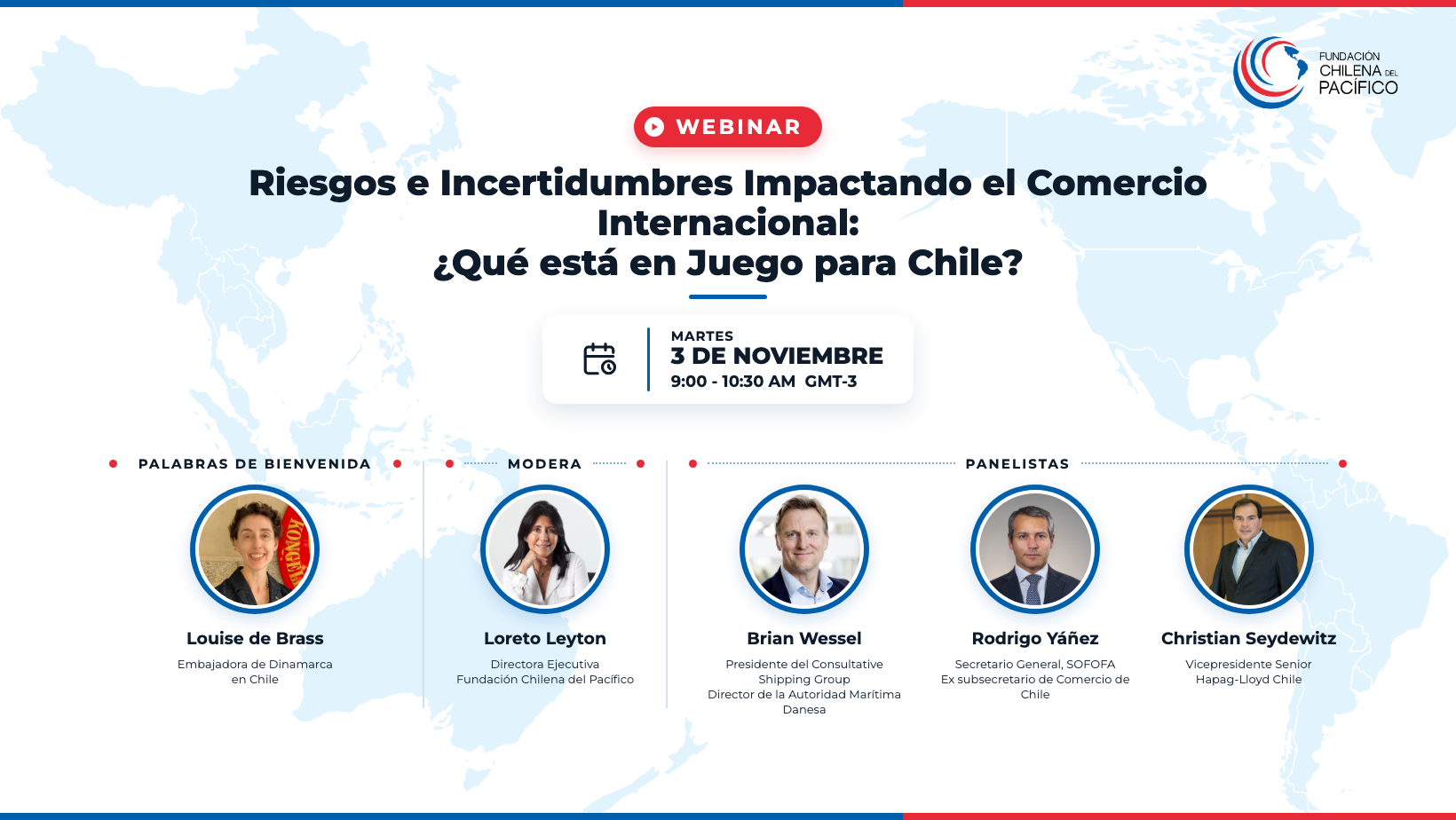 Webinar: Riesgos e incertidumbres en el comercio internacional — Martes 3 de noviembre 9:00 AM (GMT-3)